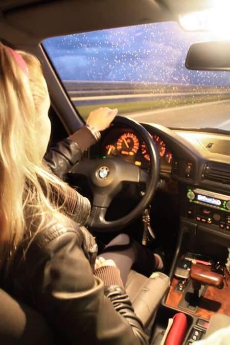 За рулём bmw e