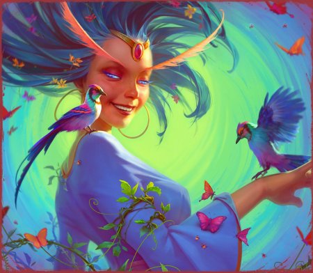 Сказочная птица