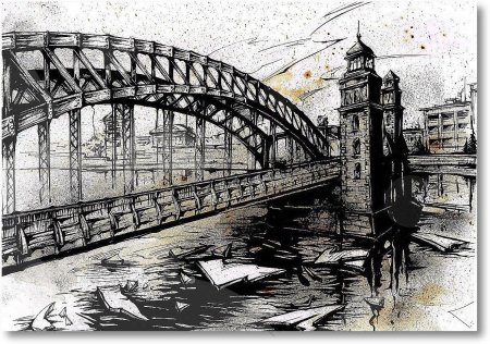 Большеохтинский мост в санкт петербурге