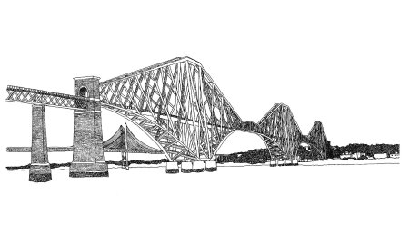 Мост форт-бридж эдинбург