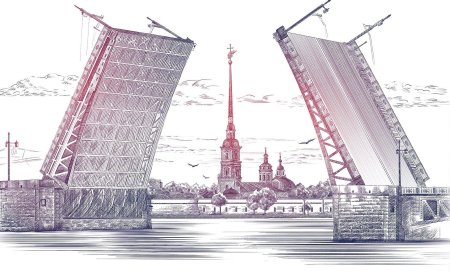 Дворцовый мост в санкт петербурге