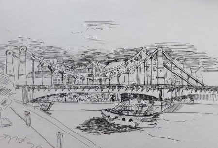 Крымский мост рисунки