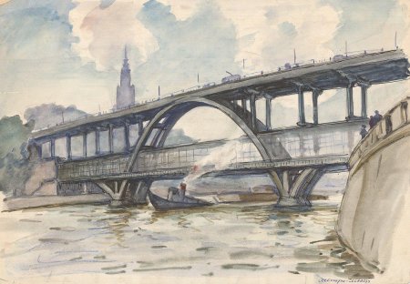 Лужнецкий мост метромост