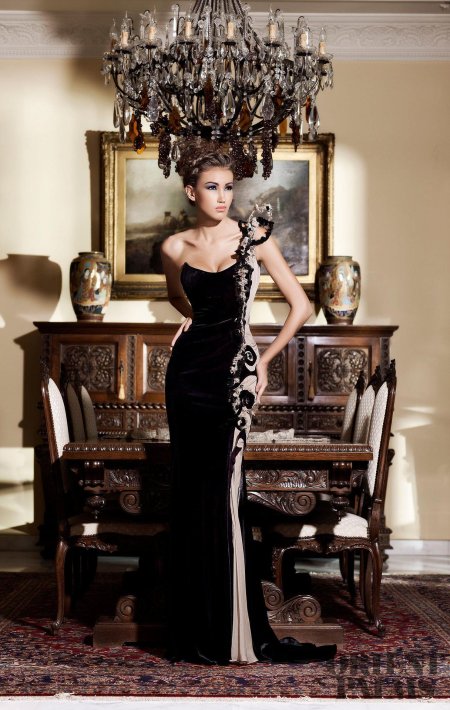 Шикарное вечернее платье