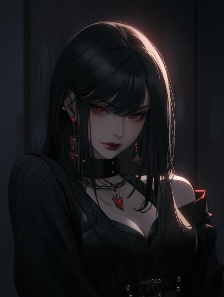 Аниме с черными волосами