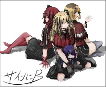 Аниме юри готика