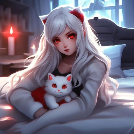 Девушка вампир аниме