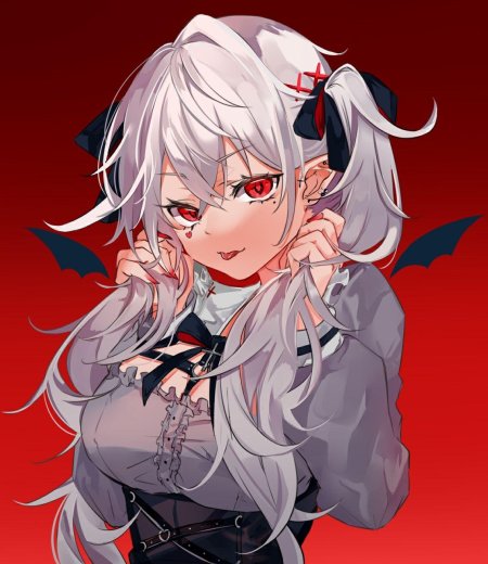 Аниме девушка вампир