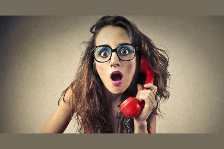 Девушка удивление