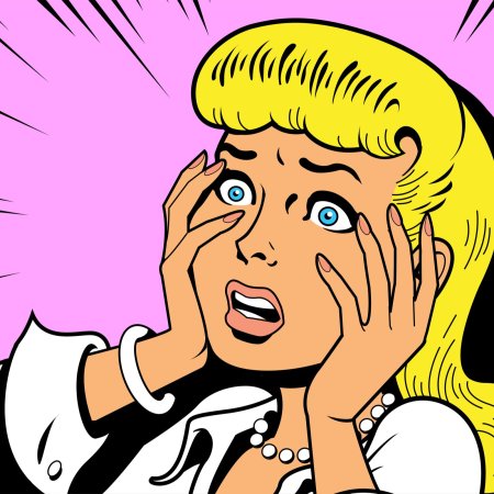 Девушка удивление