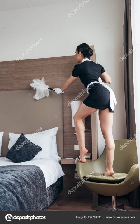 Красивая горничная