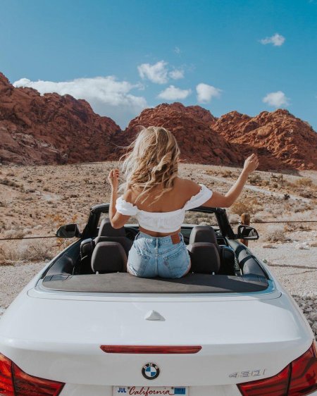 Фотосессия на кабриолете