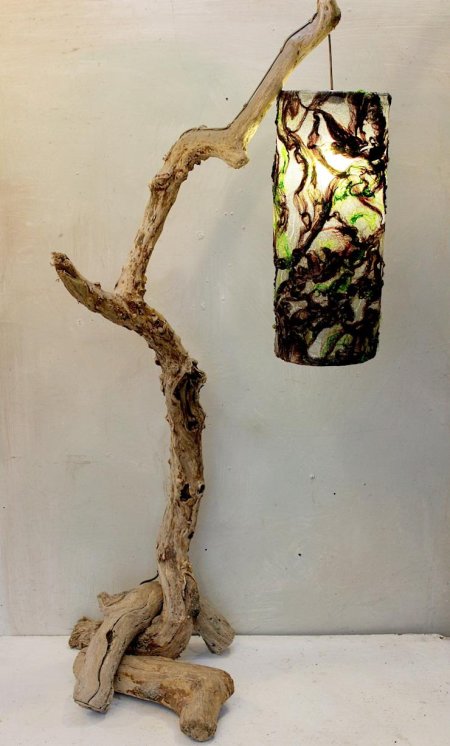 Торшер из коряги