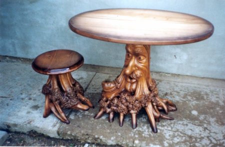 Стол из корня дерева