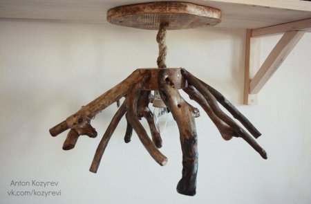 Люстра из коряг