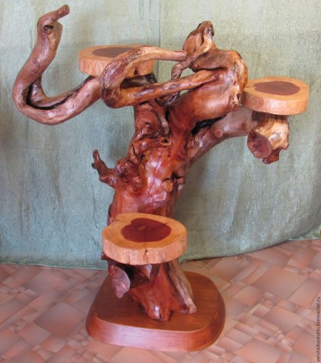 Подставка для цветов из коряги