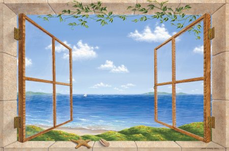 Окно с видом на море