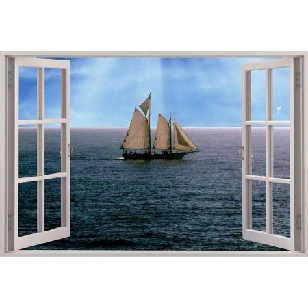 Морской пейзаж из окна