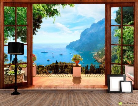 Окно с красивым видом