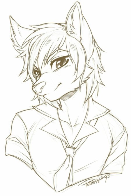 Фурри скетчи полло чан