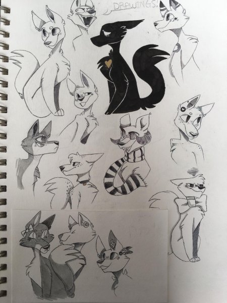 Лёгкий стиль рисования фурии