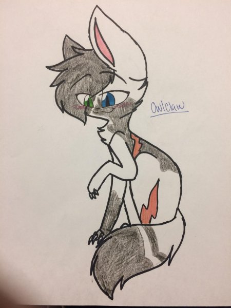 Рисунки фурри для срисовки легкие