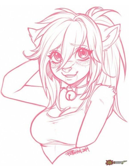 Рисунки фурри для срисовки