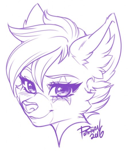 Фурри для срисовки