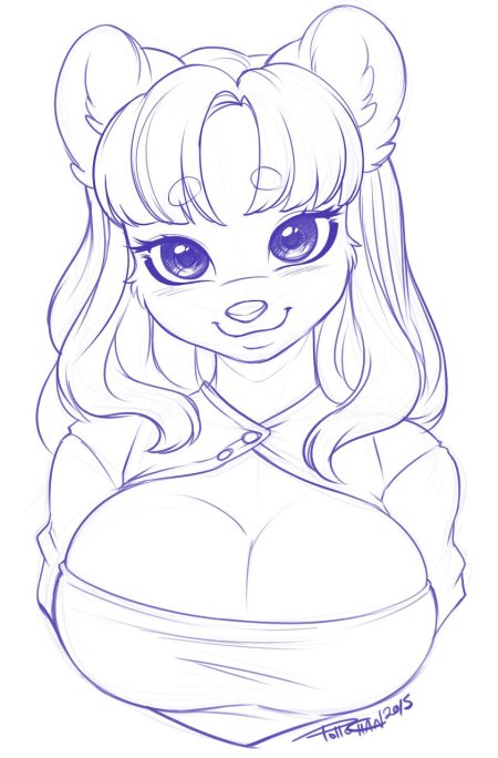 Рисунки для срисовки фурри