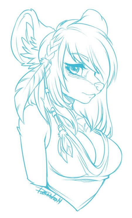 Рисунки фурри для срисовки