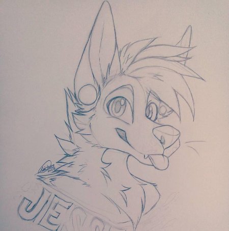 Легкий стиль рисования фурри