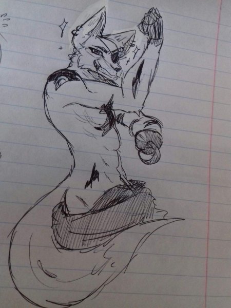 Фурри на бумаге