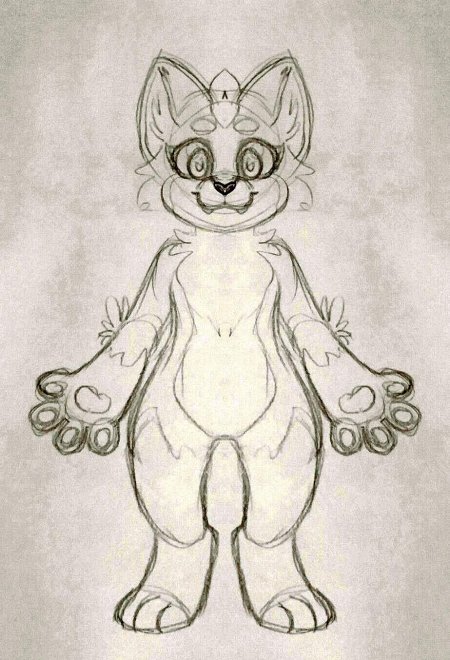 Фурри карандашом