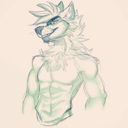 Тело фурри для срисовки