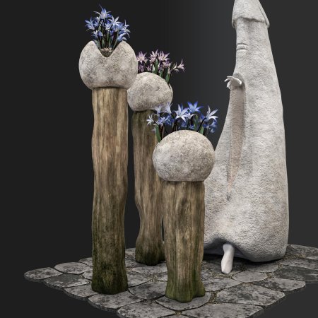 Современная садовая скульптура