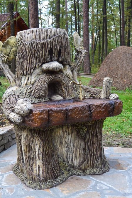 Фигуры из цемента для сада владимира колесникова