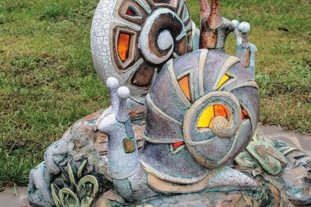 Садово-парковая скульптура улитка