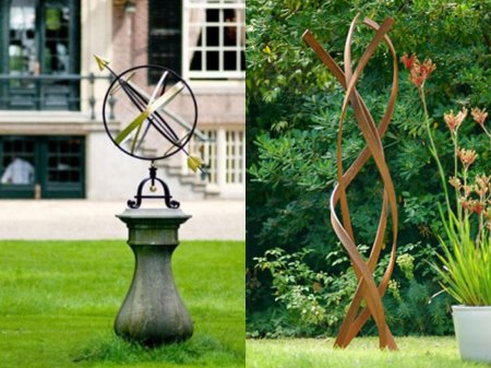 Современная скульптура в саду