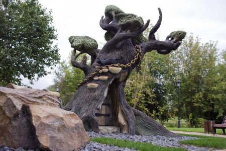 Дерево из арт бетона