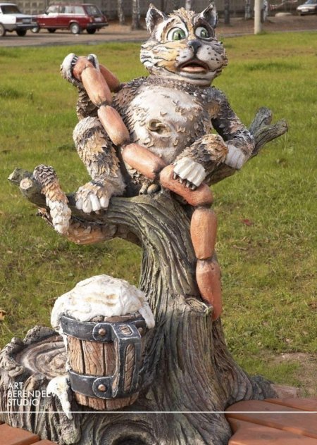 Садовые фигуры из бетона