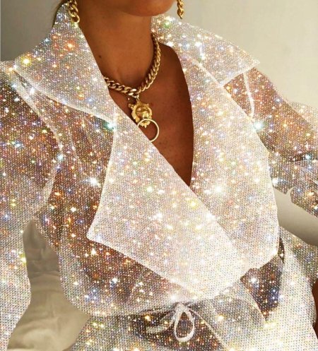 Блестки на одежде