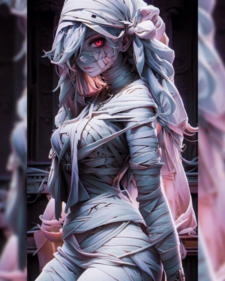 Девушка мумия