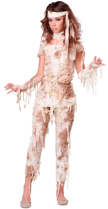 Костюм мумии на хэллоуин