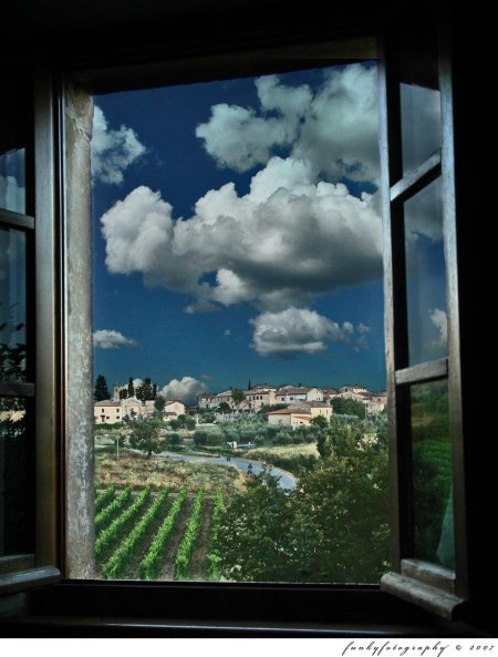 Вид из окна красивый