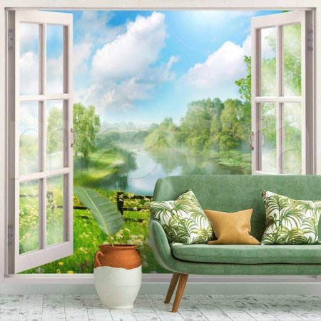 Фотообои окно