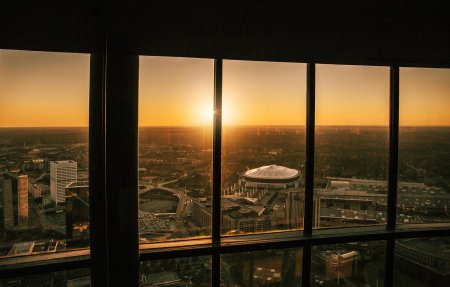 Вид из панорамного окна