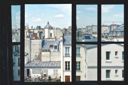 Вид из окна европа