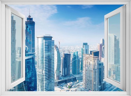 Город в окне