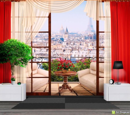 Окно с красивым видом