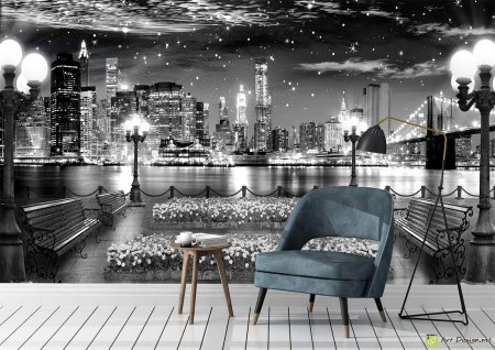 Фотообои д ночной город